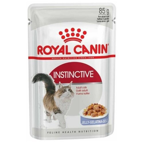 Влажный корм для кошек Royal Canin Instinctive, 3 шт. х 85 г (кусочки в желе)