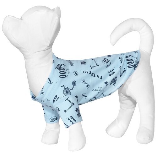 Yami-Yami одежда Футболка для собаки BE COOL, М (спинка 27-29 см) лн26ос, 0,1 кг