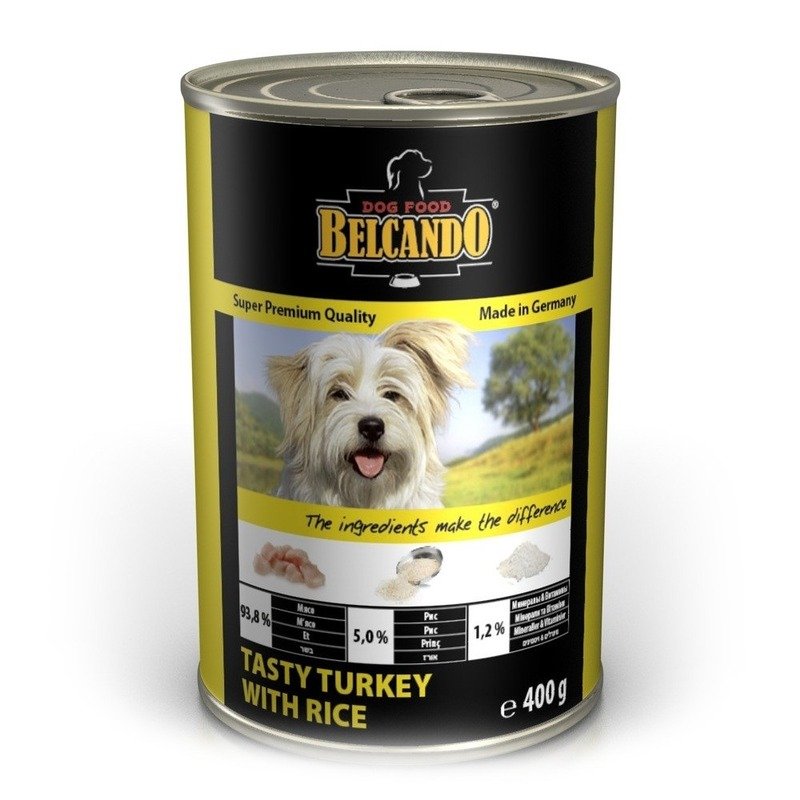 Консервы для собак Belcando Super Premium с индейкой и рисом – 400 г