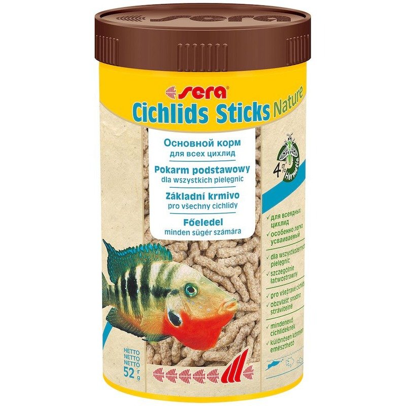 Sera Cichlids Sticks Корм для цихлид в палочках – 250 мл