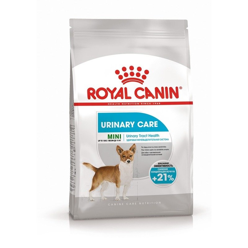 Royal Canin Mini Urinary Care полнорацмонный сухой корм для взрослых собак мелких пород с чувствительной мочевыделительной системой – 1 кг