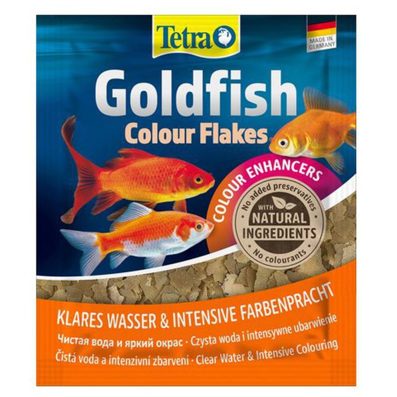 Корм для рыб TETRA Goldfisch Colour в хлопьях для улучшения окраса золотых рыб 12г