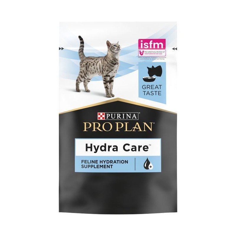 Purina Pro Plan Veterinary Diets Hydra Care пищевая добавка для кошек для увеличения потребления воды, в соусе, в паучах – 85 г х 10 шт