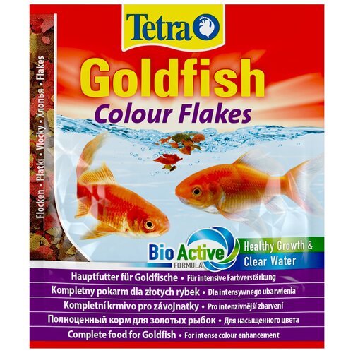 Корм для рыб Tetra Goldfish Colour Flakes 12г хлопья