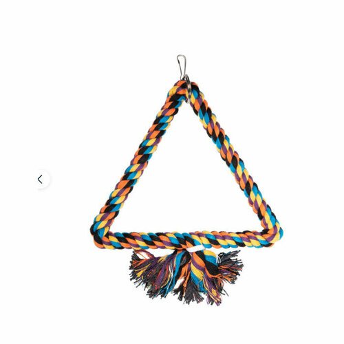 Triol Качели-треугольник верёвочный для птиц, 25см