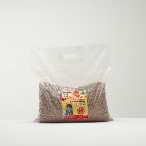 Наполнитель кукурузный гранула 'Пижон' , 5 кг впитываемость до 10 л (комплект из 3 шт)