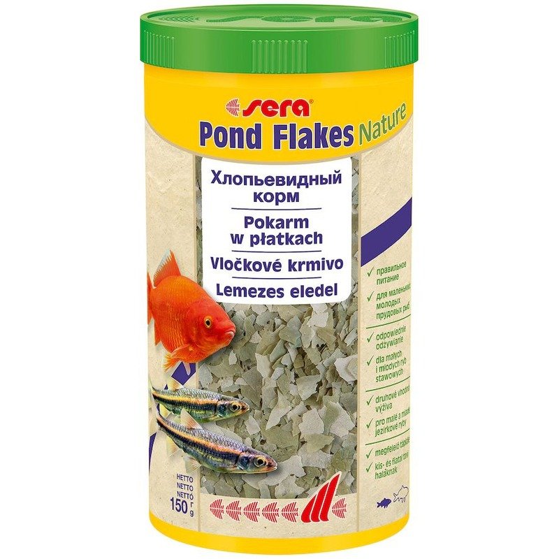 Sera Pond Flakes Корм для прудовых рыб – 1 л