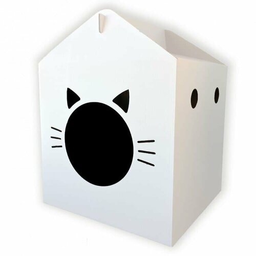 Домик из картона для кошек и собак