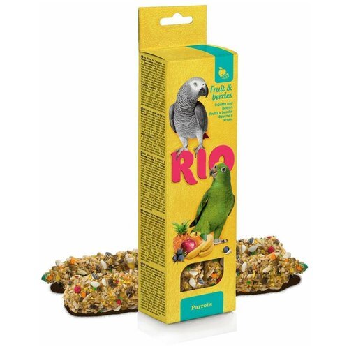 Рио Палочки для попугаев с фруктами и ягодами 2х90 г 0,18 кг 37744 (2 шт)