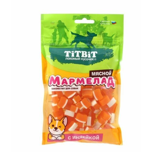 Titbit Лакомство для собак Мармелад мясной с Индейкой, 120 г, 3 уп