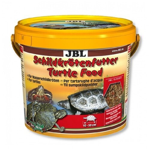 JBL Turtle food – Основной корм для водных черепах размером 10-50 см, 2,5 л (300 г