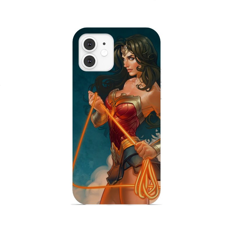 Printio Чехол для iPhone 12, объёмная печать Чудо-женщина / wonder woman