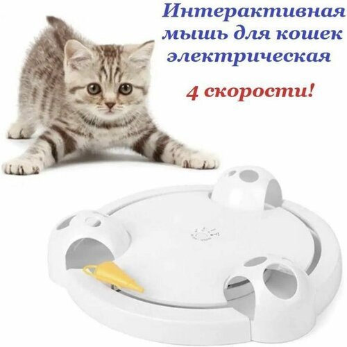 Интерактивная игрушка мышь для кошек.