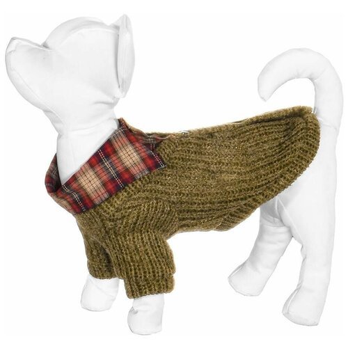 Yami-Yami одежда Свитер для собак с рубашкой, горчичный, ХS (спинка 20 см) нд28ос 51949-1, 0,66 кг