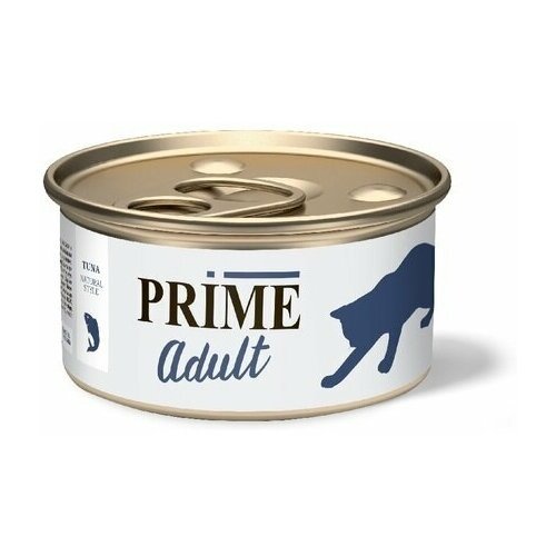 Prime Тунец в собственном соку для кошек, 70 гр, 3 штуки