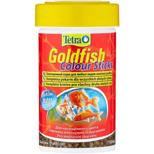 Сухой корм для рыб, ракообразных Tetra Goldfish Colour Sticks, 100 мл, 30 г