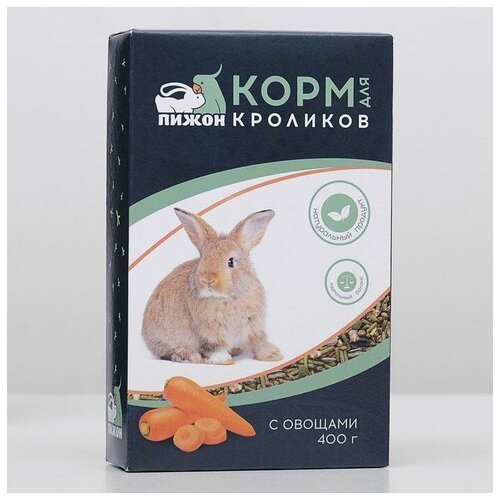 Пижон Корм “Пижон” для кроликов, с овощами, 400 г