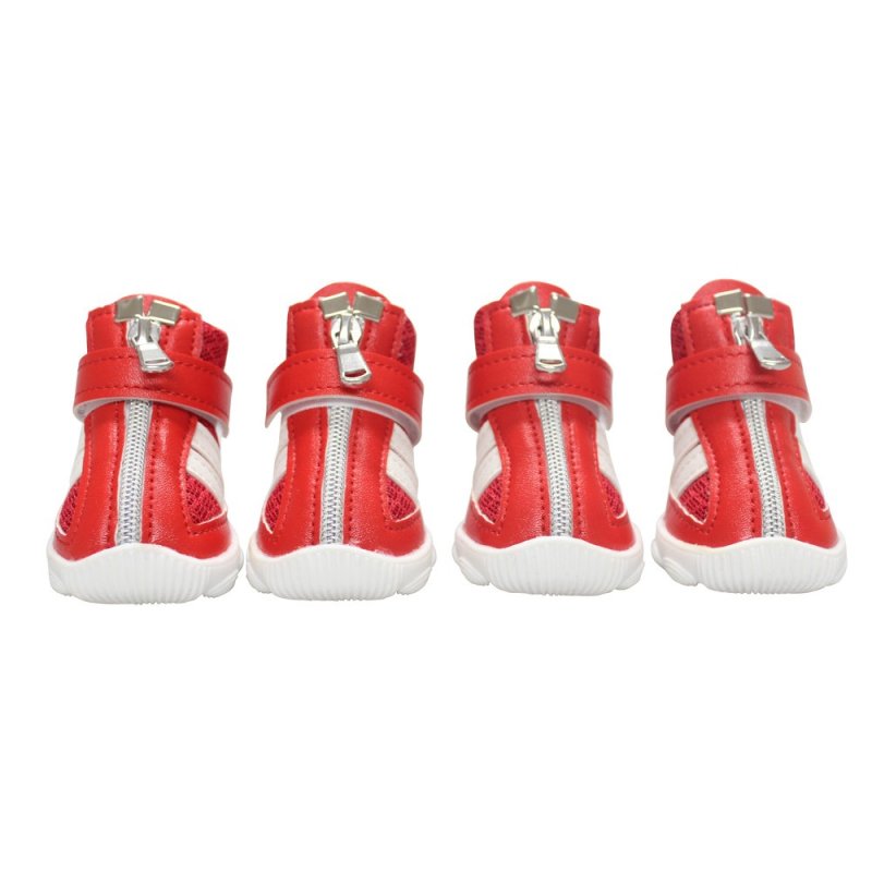 Ботинки для собак Foxie Lucky XS 4,5х3,5см красные