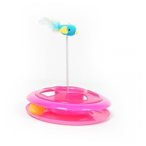 Игрушка для кошек DUVO+ “Happy Hoop”, розовая, 26см (Бельгия)