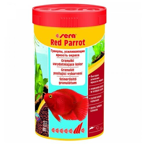 Сухой корм для рыб Sera Red Parrot, 250 мл, 80 г