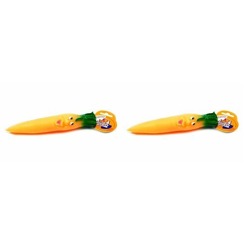 Зооник Игрушка для собак Морковь, 210 мм, 2 шт