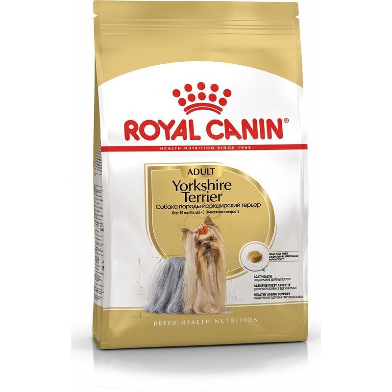 Royal Canin Yorkshire Terrier Adult полнорационный сухой корм для взрослых собак породы йоркширский терьер старше 10 месяцев – 500 г