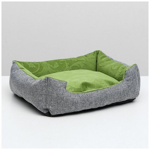 Лежанка-диван с двусторонней подушкой 45х35х11см, микс цветов 5052903