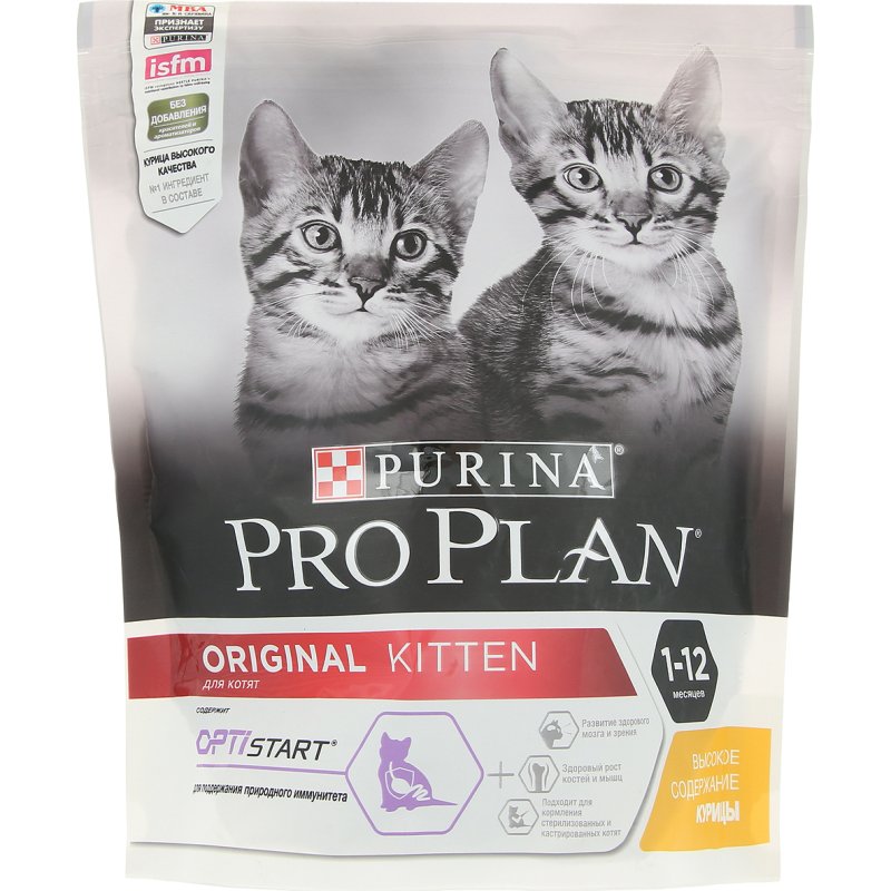 Корм для котят Pro Plan Original Kitten с курицей 400 г