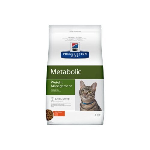 Hills Prescription Diet Сухой корм для кошек Metabolic улучшение метаболизма (коррекция веса) 2146W 0,25 кг 23603 (3 шт)