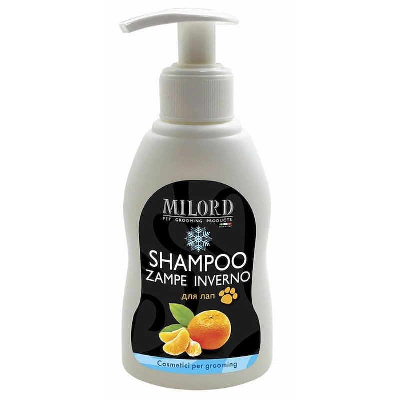 Milord Shampoo Zampe Inverno шампунь \”Зимний\” для собак для мытья лап – 200 мл