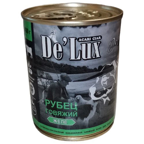 DeLux Dog Human Grade рубец говяжий в желе 400 гр