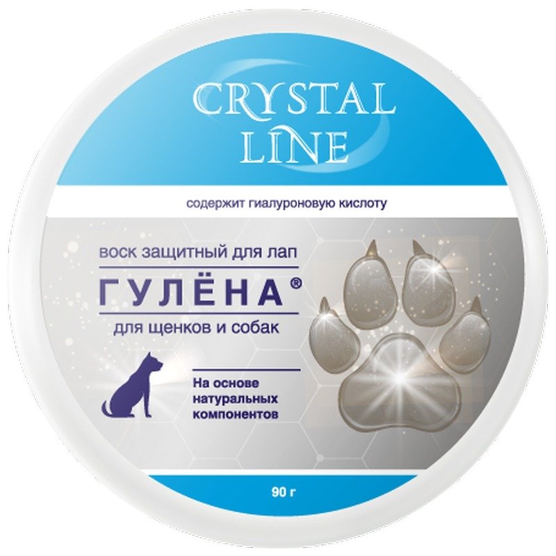 Apicenna Crystal Line Гулена защитный воск для лап собак – 90 г