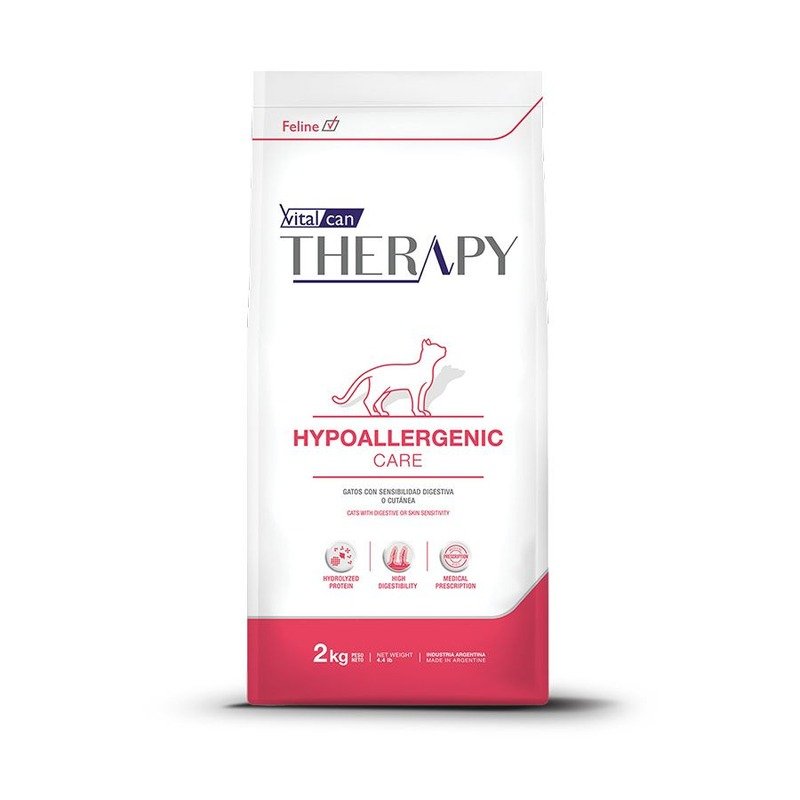 Vitalcan Therapy Feline Hypoallergenic Care сухой корм для кошек, при аллергии, с рисом