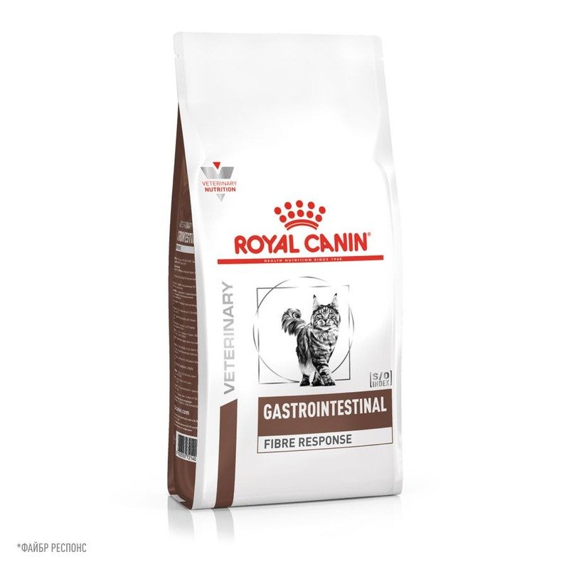 Royal Canin Gastrointestinal Fibre Response для кошек при запорах, с содержанием клетчатки – 350 г