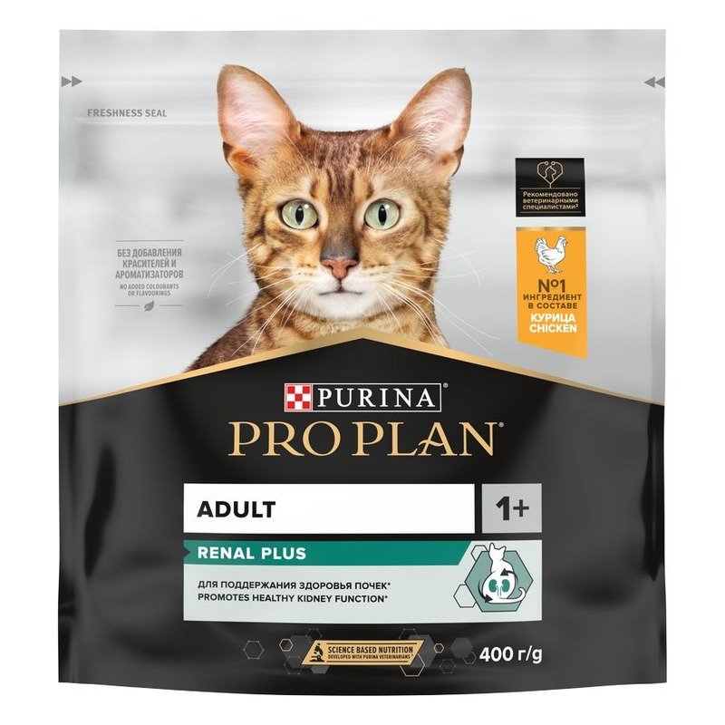 Pro Plan Original сухой корм для кошек для поддержания здоровья почек, с высоким содержанием курицы – 400 г