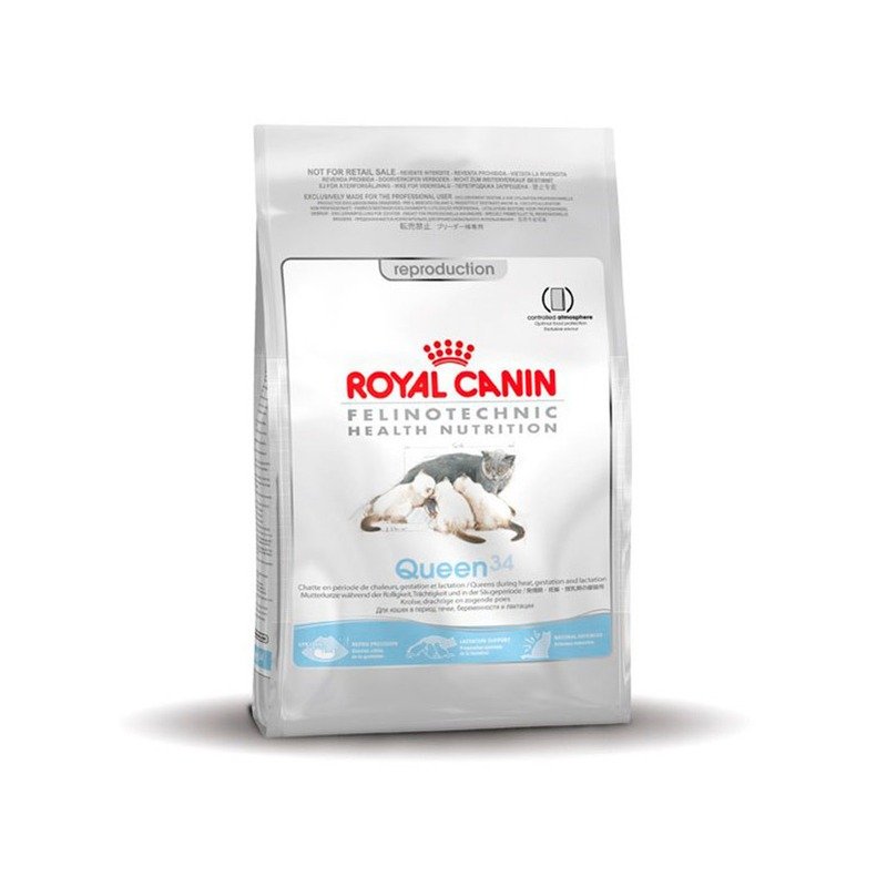 Royal Canin Queen 34 полнорационный сухой корм для взрослых кошек в период течки, беременности и лактации