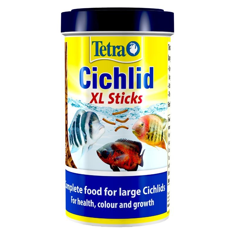 Корм для рыб TETRA Cichlid XL Sticks для всех видов цихлид, палочки 500мл