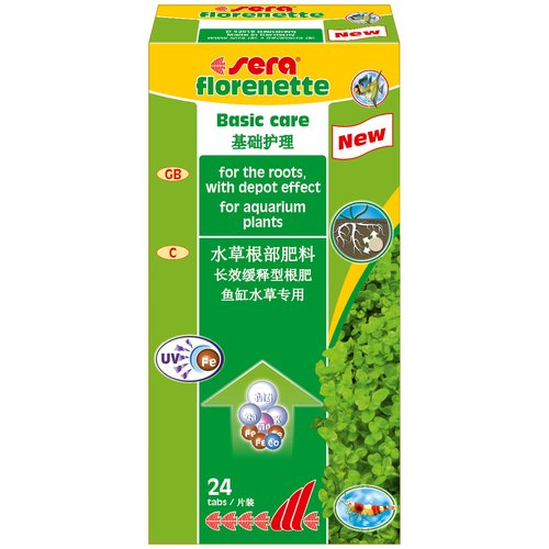 Sera Florenette удобрение для растений, 24 шт., 480 мл, 100 г