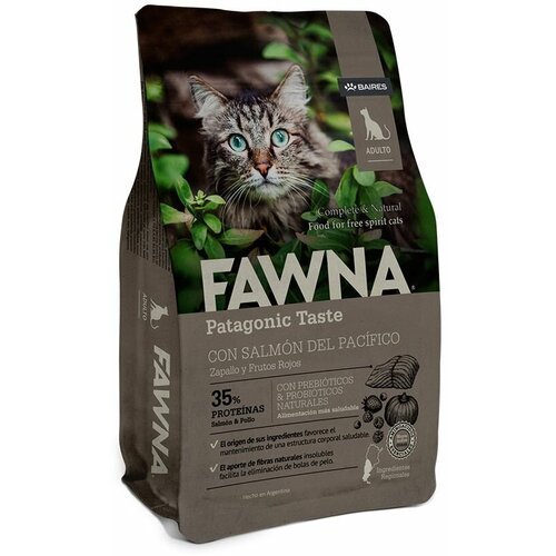 Fawna (Фавна) – Gato Adulto 3 Kg (Для взрослых кошек. Лосось, тыква, красные ягоды)