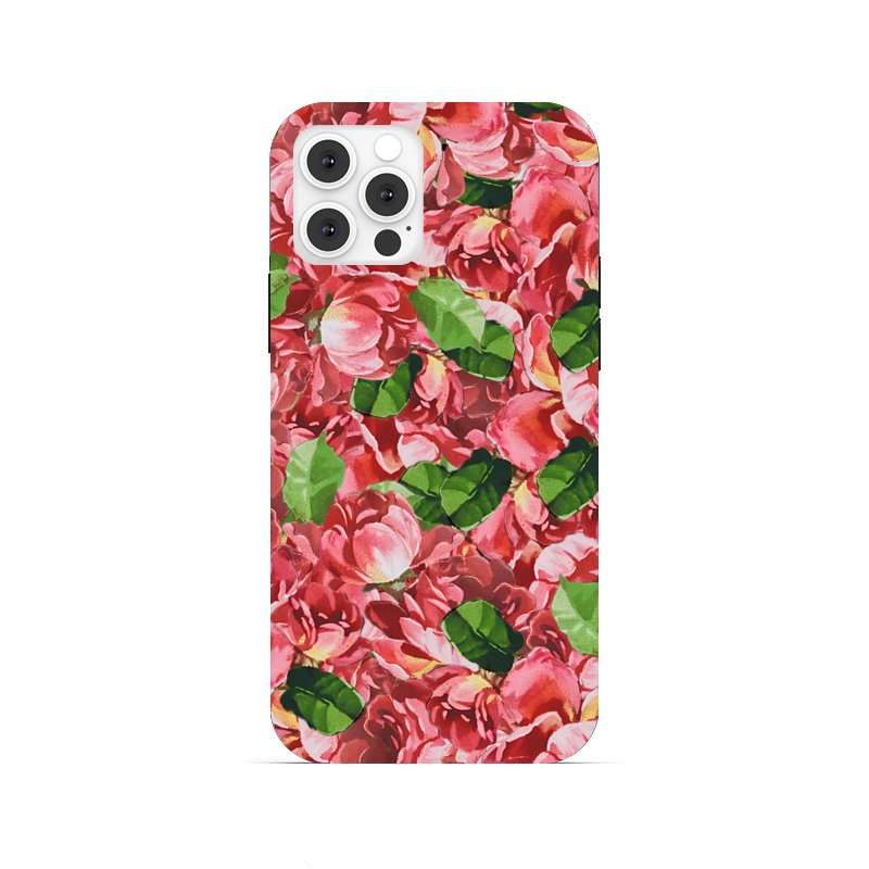 Printio Чехол для iPhone 12 Pro, объёмная печать Розовые розы.