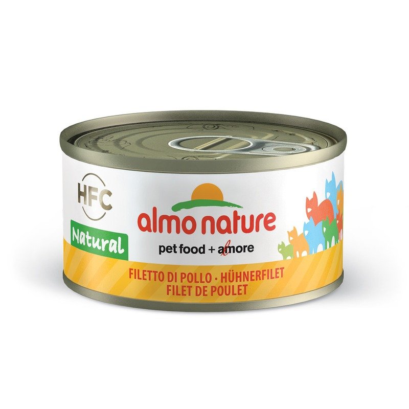 Almo Nature Legend Adult Cat Chicken Fillet влажный корм для кошек, с куриным филе, волокна в бульоне, в консервах – 70 г