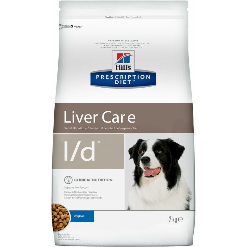 Сухой диетический корм для собак Hills Prescription Diet l/d Liver Care при заболеваниях печени – 2 кг