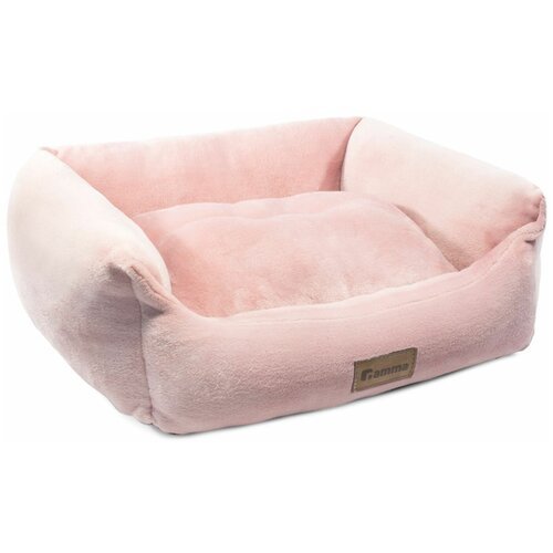 Лежак для животных Гамма “Лилия”, медиум, розовый, 52 х 45 х 17 см