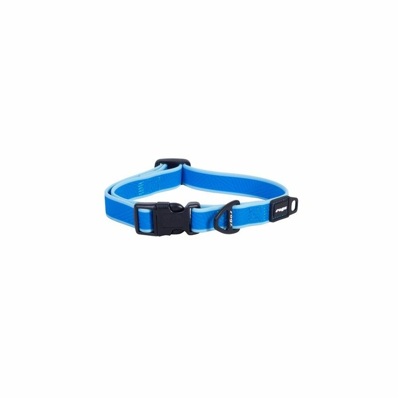 Rogz Amphibian Halsband ошейник для собак средних пород, размер М, цвет синий