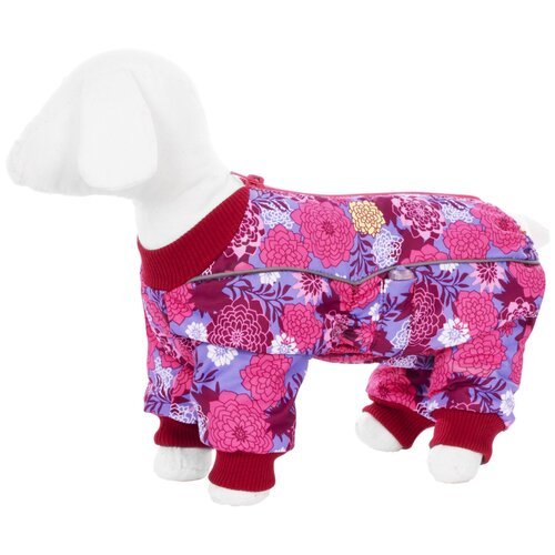 Yami-Yami одежда ВИА О. Комбинезон для собак на флисе с рисунком цветы йоркширский терьер на девочку 37680 0,1 кг 37680 (1 шт)