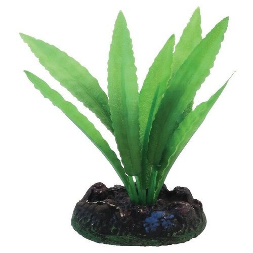 Искусственное растение Laguna Апоногетон 7 см 7 см зеленый
