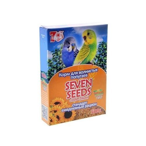 Корм Seven Seeds для волнистых попугаев, 500 г