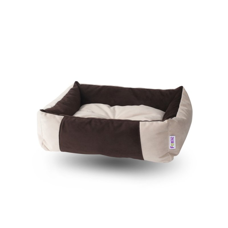 Лежак для животных Foxie Comfort Ultra 70×60см кофейный