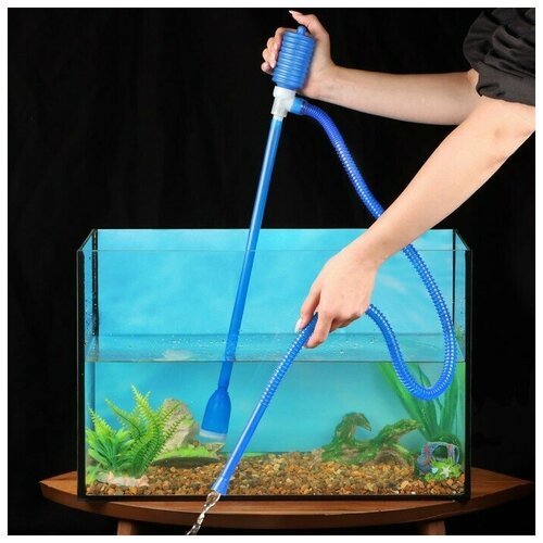 Пижон Аква Сифон для аквариума “Пижон”, с фильтрующей сеткой, 1,2 м