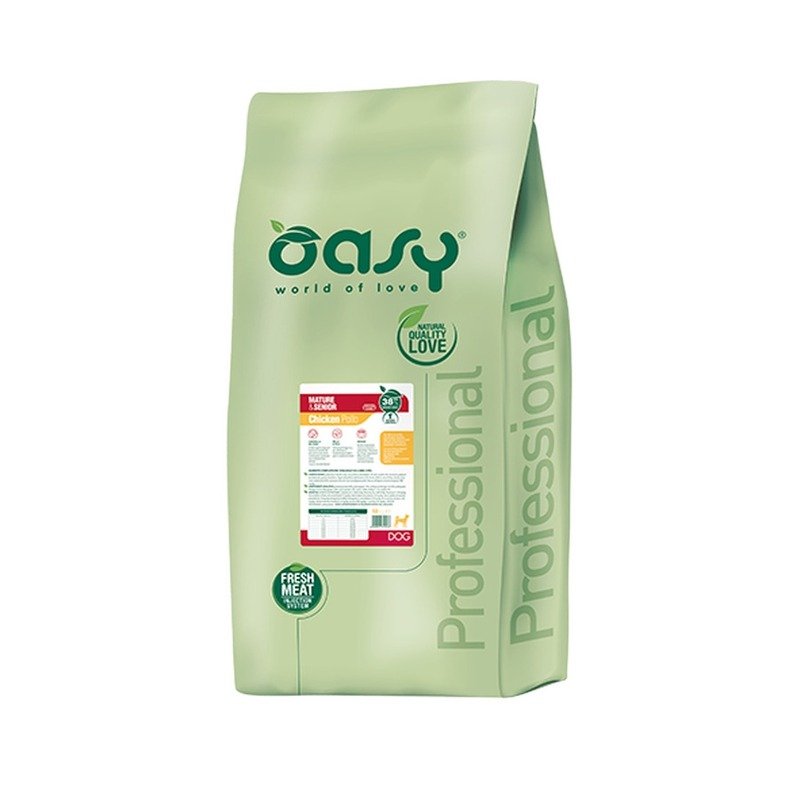 Oasy Dry Mature and Senior Professional сухой корм для пожилых собак старше 6 лет с курицей